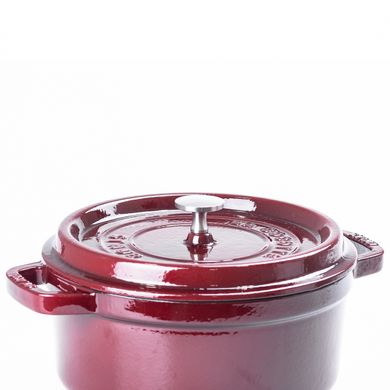 Кокотниця чавунна з емальованим покриттям Staub 3 л, червоний