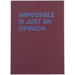 Книга записная Impossible 8458-1-A, А5, 96 листов, клеточка, твердый переплет