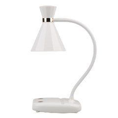 Настольная лампа DM-5062 с ночником аккумуляторная, белая