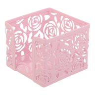 Бокс для бумаг ROSE PASTEL металлический, розовый