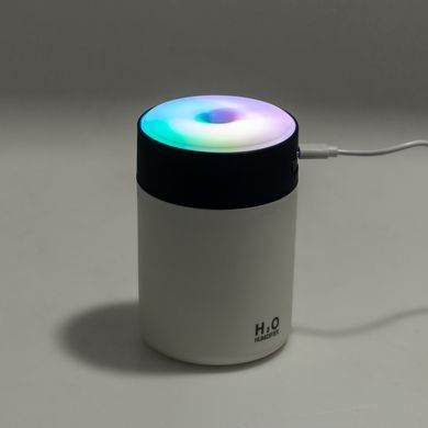 Зволожувач повітря аромадифузор з підсвічуванням RGB 300 мл, білий HPBH17199W фото