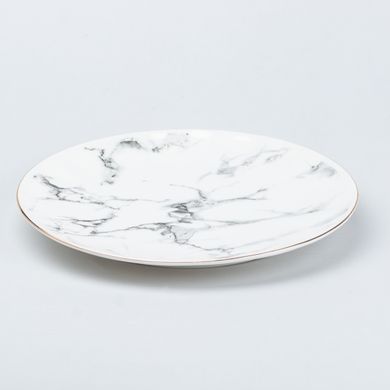 Столовый сервиз на 6 персоны керамический Marble, белый