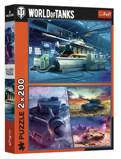 Trefl Пазли "2x200" WARGAMING Бронетанкова місія 33462 фото