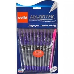 Ручка кулькова MAXRITER,CELLO, фіолетова