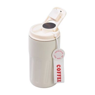 Термокружка Coffee 500 мл с датчиком температуры, белый HP-14-10W фото