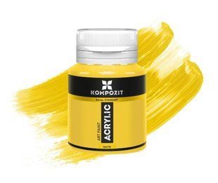 Краска художественная акриловая STANDART "ART Kompozit", 0,02 л (12 Желтый светлый) 25932 фото