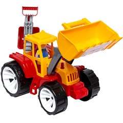 Дитяча іграшка "Трактор BAMS 2 ковша" кольорова кабіна
