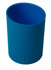 Подставка пласт. для письменных принадлежностей JOBMAX, синий (стакан)