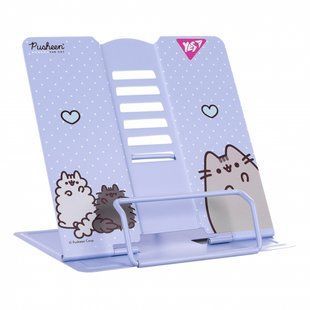 Подставка для книг Yes Pusheen металлическая фиолетовая 470523 фото