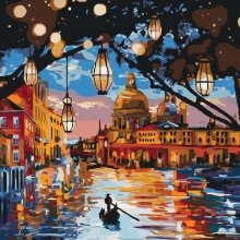 Картина по номерам - Вогні Венеції