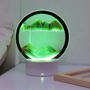 Настольная песочная 3D картина &ndash; антистресс с подсветкой &laquo;Песчаный пейзаж&raquo; Подвижный песок 52565 фото