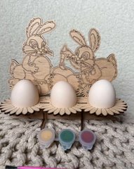 Набор для творчества "Милые зайчата: подставка под яйцо"