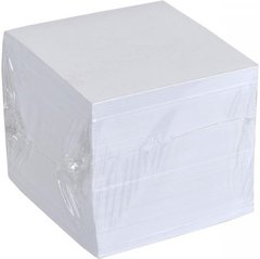 Блок паперу для нотаток 90х90х90мм, не скл., білий