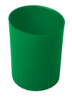 Підставка пласт. для письмового приладдя JOBMAX, зелений (стакан)