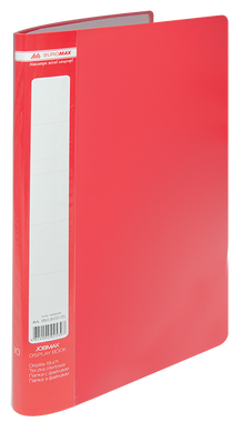 Папка с 10 файлами А4 JOBMAX , красный