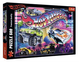 Trefl Пазлы "500" Hot Wheels атмосфера 80-х 75381 фото