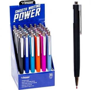 Ручка масляна VINSON синя N70 автоматическа