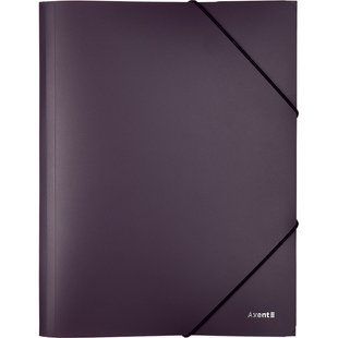 Папка на резинках Axent 1508-02-A, А4, сливовая 1508-11-A фото