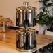 Набір баночок для спецій на підставці 12 баночок по 120 мл, хром