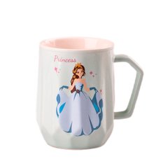 Чашка керамічна 450 мл Діснеєвська принцеса, бірюзовий