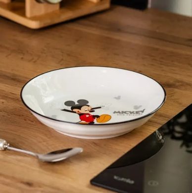 Дитяча тарілка Mickey керамічна 350 мл, білий HP-15-10 фото