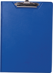 Кліпборд-папка А4, PVC, т.-синій