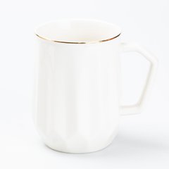Чашка керамическая Fine Ceramics 400 мл, белый