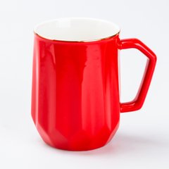 Чашка керамическая Fine Ceramics 400 мл, красный