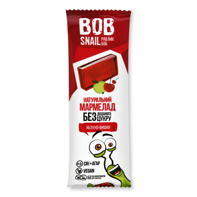 BOB Snail мармелад фруктово-ягідний, мікс смаків, 38г