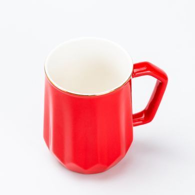 Чашка керамічна Fine Ceramics 400 мл, червоний HP7189R фото