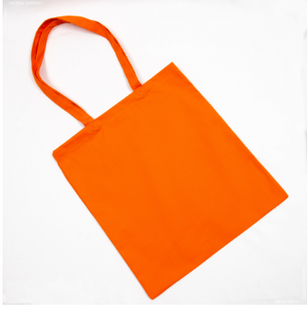 Еко-сумка, помаранчевий ( шопер) 35х41см, саржа
