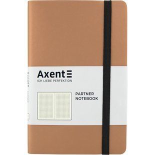 Книга записная Partner Soft, 125*195, 96л, клет, золота 8206-35-А фото