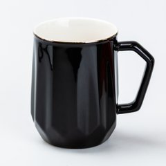Чашка керамическая Fine Ceramics 400 мл, черный