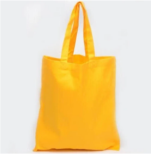 Еко-сумка, жовта ( шопер) 35х41см, саржа