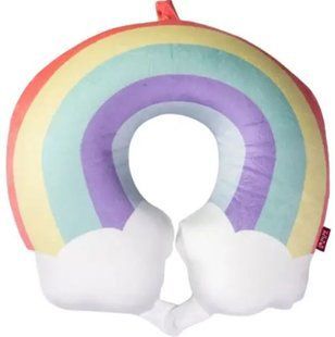 Подушка для шеи Rainbow U-образная, розовый HP-56-13P фото