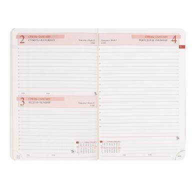 Дневник деловой Leo Planner Vector A5 датированный 2027 твердый синий 368 страниц 252758 фото