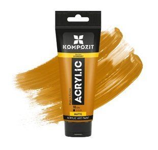 Фарба акрилова художня STANDART "ART Kompozit", 0,75 л ТУБА (018 Вохра) 26106 фото