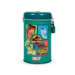 Копилка круглая Yes Jurassic World металлическая 13 х 7,6 см 709039 фото