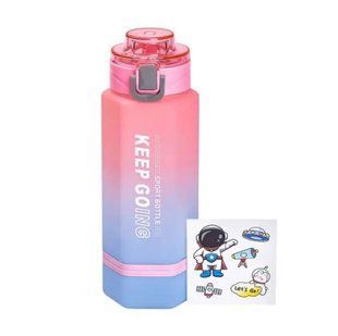 Пляшка для води Keep Going 650 мл з ремінцем, рожевий HP-14-47P фото