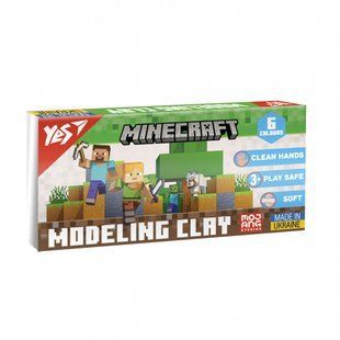 Пластилин Yes Minecraft 6 цветов 120 г 540650 фото