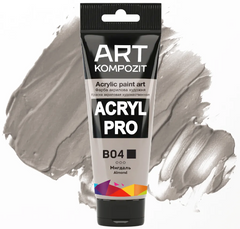 Фарба акрилова художня Серія "Пастель" Acryl PRO ART Kompozit, 75 мл (B04 мигдаль)