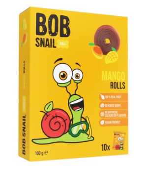 BOB Snail конфети фруктово-ягодн, микс вкусов, 10г