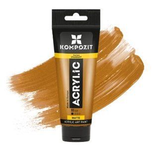 Фарба акрилова художня STANDART "ART Kompozit", 0,75 л ТУБА (93 Золото) 25512 фото