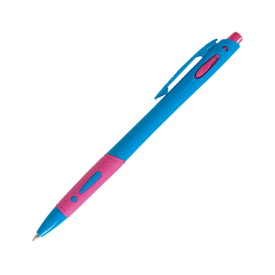 Ручка кулькова автоматична, 0.7мм синя
