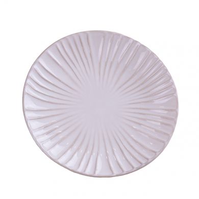 Тарелка плоская круглая из фарфора диаметр 27 см, белый