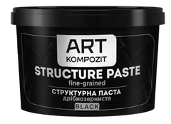 Паста структурна дрібнозерниста "ART Kompozit", чорний, 0,3 л
