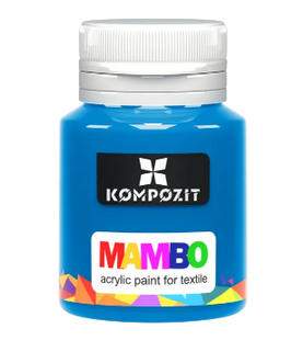 Фарба акрилова по тканині MAMBO "ART Kompozit", 20 мл (18 синій темний) 46589-20мл фото
