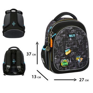 Рюкзак полукаркасный школьный Yes Super Racer S-109S 550490 фото