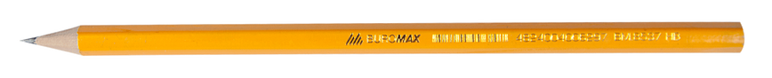 Карандаш графитовый HB, желтый, без резинки, JOBMAX
