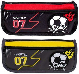 Пенал-кошелек Sporter, 22*5*9см 1 отделение + карман на молнии, полиэстр, 6-055-18 6-055-18 фото
